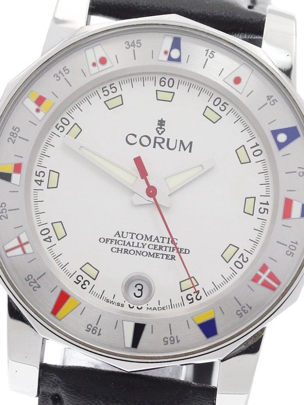 CORUM Admirals cup 982.530.20 Date Silver Dial Automatic Men's Watch_941831